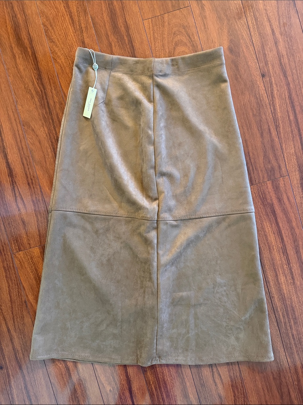 Max Studio Vicuña Midi Skirt